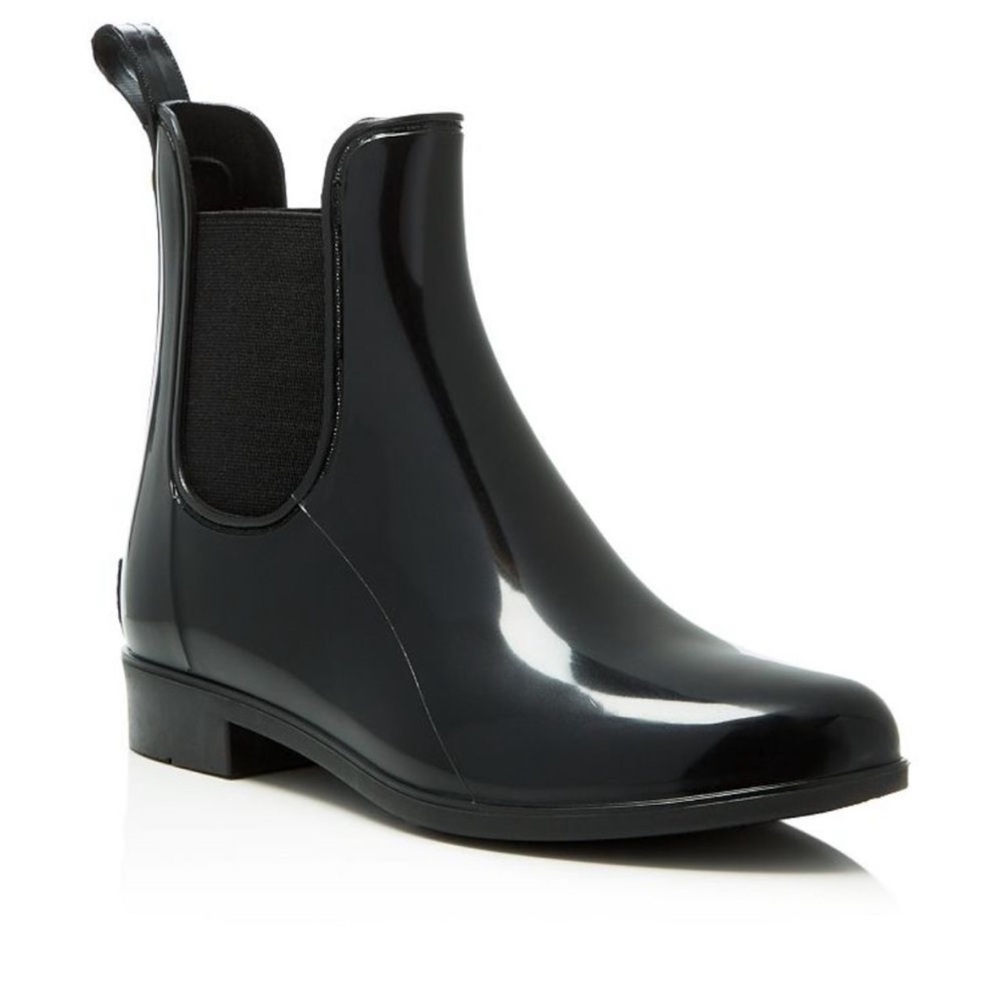 Sam Edelman Tinsley Chelsea Ankle Rain Boots - Black - 8 (Worn Once)